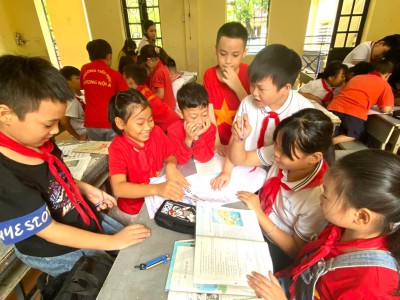 Hoạt động nhóm của học sinh