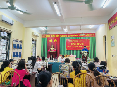 HỘI NGHỊ CÁN BỘ CÔNG CHỨC, VIÊN CHỨC NĂM HỌC 2023 - 2024