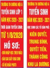 Thông báo tuyển sinh năm học 2001- 2021