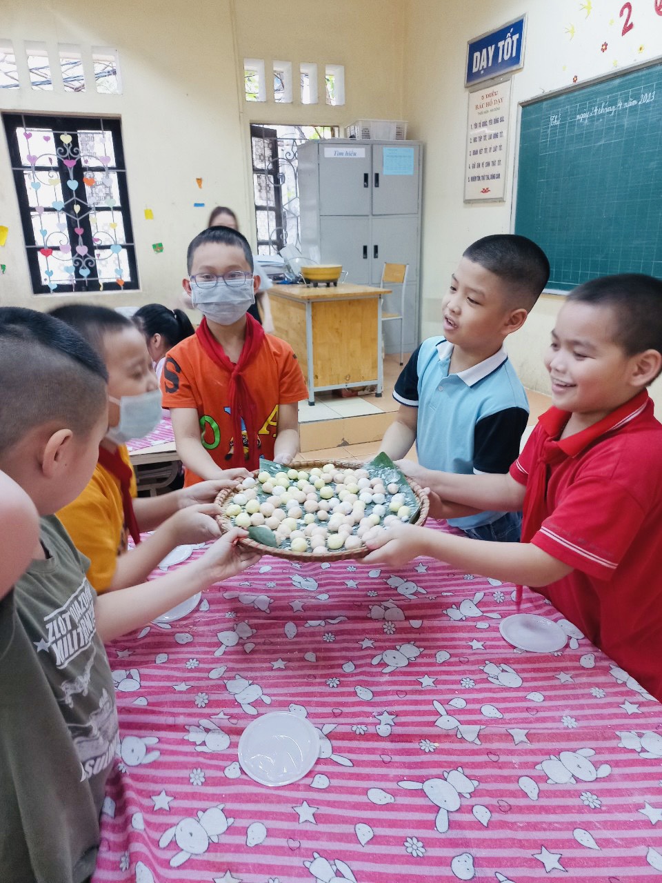 Bánh đã nặn xong