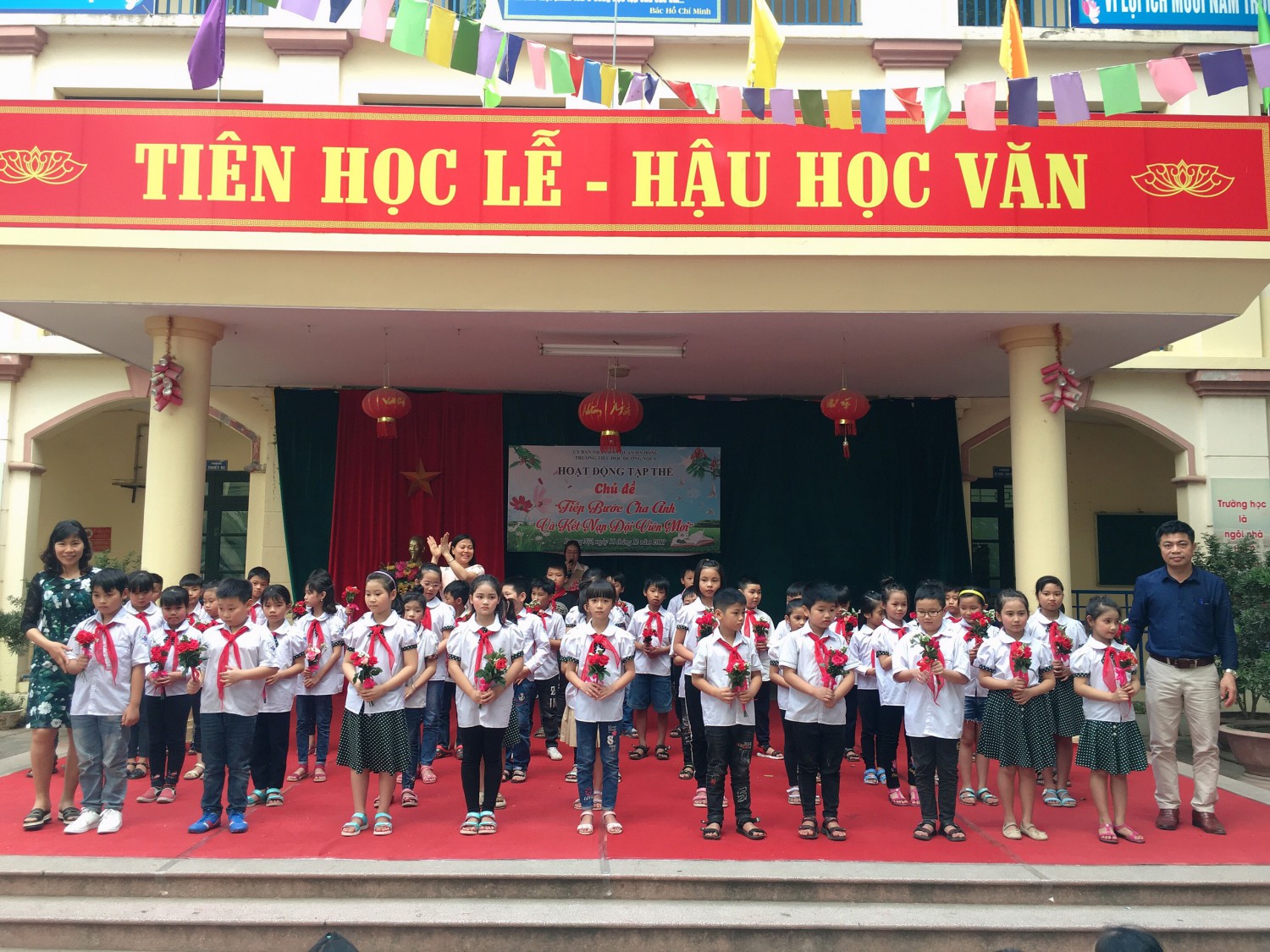 Lễ kết nạp đội viên năm học 2019 - 2020